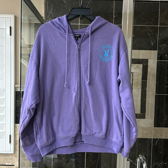 Playboy by Pacsun purple sweatshirt, size XS, like new condition. - Picture 1 of 6